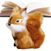 Genikeer Peluche Scoiattolo | Modello Realistico Scoiattolo Morbido | Decorazione Casa Collezionabile, Peluche per Tavolo Libreria Camera dei Bambini Soggiorno Studio