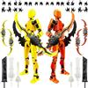 JSTHHTTT 2 pezzi T13 Action Figure Set, Action Figure, Stampa 3D di Robot, T13 Action Figure Con Pi羅 Giunti, Decorazioni Desktop Per Gli Amanti Del Gioco Giocattoli (montaggio completato)