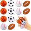 dellyy 12 Pezzi Pallina Antistress,dellyy Sport Palline Antistress,Mini Palline Sportive,Giocattoli Antistress,Mini Palloni da Calcio, Basket, Tennis, Palline Antistress da Baseball
