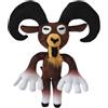 Generico Peluche 99 Notti nella Foresta, Cervo, Capra, Gufo, Peluche Animali Morbido per Bambini e Adulti, Regalo a Sorpresa per Natale e Compleanni (Capra A)