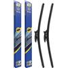 Goodyear Ultima Pacchetto di 2 spazzole tergicristallo Dimensioni 500 mm e 500 mm / 20" e 20" Universale Realizzate in teflon di alta qualità