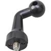 Shurhome Adattatore treppiede fotocamera in lega di alluminio, 1/4 maschio a testa sferica da 17 mm per smartphone tablet vloggings, supporto auto, adattatore treppiede per smartphone per Live Streaming