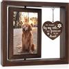 DFGBAPKBL Girevole Cornici Cornice for foto girevole commemorativa in legno for in bifacciale Decorazione da tavolo