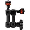 Ranuw Supporto per obiettivo professionale girevole a 360°, in lega di alluminio leggero, 1/4, per fotocamera fotografica, videocamera, supporto per bicicletta, treppiede, adattatore girevole compatibile