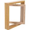 DFGBAPKBL Girevole Cornici Cornice for foto in legno con supporto for da tavolo base girevole for esposizione di decorazioni for la casa in ufficio