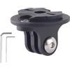 Shurhome Adattatore supporto per bicicletta per computer/fotocamera/luce - Supporto regolabile con base sicura per fotocamera bicicletta adattatore