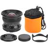 XZXCVN Obiettivo Grandangolare 12mm F2 Apertura Ampia, Focale Fissa Fisheye per M3 M5 M6 - Alta Qualità Lente Manuale, Struttura in Alluminio, Perfetto per Paesaggi e Architettura