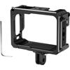 yanwuwa Gabbia della macchina fotografica della struttura del metallo per andare con il cuscinetto antiurto del silicone e la gabbia della macchina fotografica di progettazione di dissipazione del
