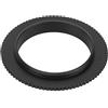 HERCHR Anello adattatori per telescopio, M42 a maschio M42x0,75mm Anelli adattatori laterali doppi per filtri Trattamento opacizzato, design zigrinato