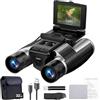 Vazussk Binocolo digitale 12x32 con la macchina fotografica, video 48MP 2.5K per il birdwatching