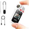 Floweringbeter Action camera ultra HD 2.7K con supporto girevole a 180 gradi WiFi abilitato condivisione e anteprima in tempo reale sul dispositivo mobile (bianco)
