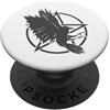 Raven Crow Bird Animal Feather fly smart afferrando Raven afferrando Crow Bird PopSockets PopGrip Adesivo