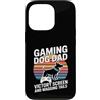 Dog Father Gamer Pup Lover Custodia per iPhone 13 Pro Gioco Cane Papà Vittoria Schermo E Scodinzolante Code