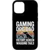 Dog Father Gamer Pup Lover Custodia per iPhone 12/12 Pro Gioco Cane Papà Vittoria Schermo E Scodinzolante Code