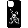 Animali Gotici E Regali Gotici Grunge Custodia per iPhone 13 Coniglio Gotico Raccapricciante, Coniglietto Horror,