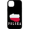 Poland Flag Heritage Clothing & Gifts Custodia per iPhone 14 Plus Bandiera polacca Polonia Patriottica Uomini Donne Bambini Polska