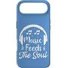 Retro Music Design Custodia per iPhone Air Music Feeds The Soul Cuffie Amante della musica