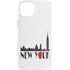 New York Skyline Big Apple NYC Tourist Custodia per iPhone 14 Plus New York, orizzonte, grande, mela, nyc, grafi