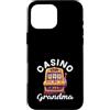 Casino Gambling & Slot Machine Vegas App Custodia per iPhone 16 Pro Max Casinò Nonna Slot Machine Gioco d'azzardo Granny Vegas Jackpot