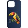 Tokyo Toons Custodia per iPhone 16 Pro Max Tucano Tropicale di Frutta Arte Colorata Esotica
