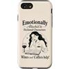 Fictional Character Emotional Reading Bo Custodia per iPhone SE (2020) / 7/8 Personaggi immaginari Lettore Umorismo Caffè Vino Libro Amante