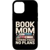 Reading Mother Literature Lover Custodia per iPhone 12/12 Pro Libro Mamma Girare Pagine Nessun Piano Lettura Amante