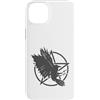 Raven Crow Bird Animal Feather fly smart Custodia per iPhone 14 Plus afferrando Raven afferrando Crow Bird