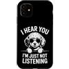 Fun Toy Poodle Dogs Cool Toy Poodle Desi Custodia per iPhone 11 Barboncino giocattolo divertente barboncino