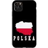 Poland Flag Heritage Clothing & Gifts Custodia per iPhone 11 Pro Max Bandiera polacca Polonia Patriottica Uomini Donne Bambini Polska