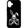 Animali Gotici E Regali Gotici Grunge Custodia per iPhone 16 Plus Coniglio Gotico Raccapricciante, Coniglietto Horror,