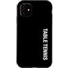 Funny Table Tennis Tees & Gifts Custodia per iPhone 11 Verticale Ping