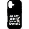 Best Summer Smoothie Recipes Custodia per iPhone 17 Sono qui solo per i frullati