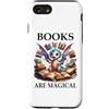 Mug Books are Magic Shirt Book Dragon Ph Custodia per iPhone SE (2020) / 7/8 Books are Magical Dragon Book Lover Read Books Happy Dragons