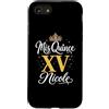 Mis Quince Nicole Tees Custodia per iPhone SE (2020) / 7/8 Mis Quince Nicole 15 Quinceanera Messicano Compleanno XV Festa