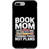 Reading Mother Literature Lover Custodia per iPhone 7 Plus/8 Plus Libro Mamma Girare Pagine Nessun Piano Lettura Amante