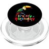 its my Birthday toucan Simpatico tucano colorato compleanno per tutti i bambini della famiglia PopSockets PopGrip per MagSafe