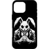 Animali Gotici E Regali Gotici Grunge Custodia per iPhone 16 Pro Max Coniglio Gotico Raccapricciante, Coniglietto Horror,