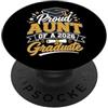 Proud Aunt Of A 2026 Graduate Graduation Regalo di laurea con scritta Proud Aunt Of A 2026 PopSockets PopGrip Adesivo