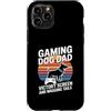 Dog Father Gamer Pup Lover Custodia per iPhone 11 Pro Gioco Cane Papà Vittoria Schermo E Scodinzolante Code