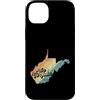 US States United States USA Country Amer Custodia per iPhone 14 Plus West Virginia Mappa Stato USA