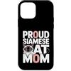 Siamese Cat Mama Feline Lover Funny Custodia per iPhone 12 mini Orgoglioso gatto siamese mamma