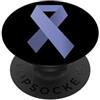 esophageal cancer awareness Nastro di supporto pervinca per la consapevolezza del cancro esofageo PopSockets PopGrip Adesivo