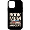 Reading Mother Literature Lover Custodia per iPhone 12 mini Libro Mamma Girare Pagine Nessun Piano Lettura Amante