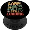 LARP Life Fantasy Roleplay Immersive Com LARP Live Action Gioco di ruolo Fantasy Combattimento Gioco di personaggi PopSockets PopGrip Adesivo