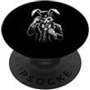Animali Gotici E Regali Gotici Grunge Coniglio Gotico Raccapricciante, Coniglietto Horror, PopSockets PopGrip Adesivo