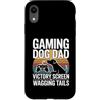 Dog Father Gamer Pup Lover Custodia per iPhone XR Gioco Cane Papà Vittoria Schermo E Scodinzolante Code
