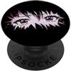 generic Anime Girl Eyes rosa Kawaii Manga Design PopSockets PopGrip Adesivo