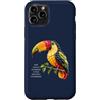 Tokyo Toons Custodia per iPhone 11 Pro Tucano Tropicale di Frutta Arte Colorata Esotica