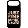 Siamese Cat Lover Retro Custodia per iPhone Air Just One More Siamese Funny Cat Lover Retro