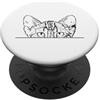 cat tomcat kitten cute pet small house c Gatto timido PopSockets PopGrip Adesivo